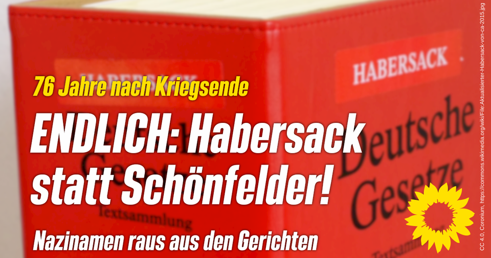 Endlich: Habersack statt Schönfelder