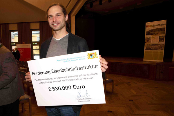Förderbescheid Ilztalbahn 2,53 Mio Euro 