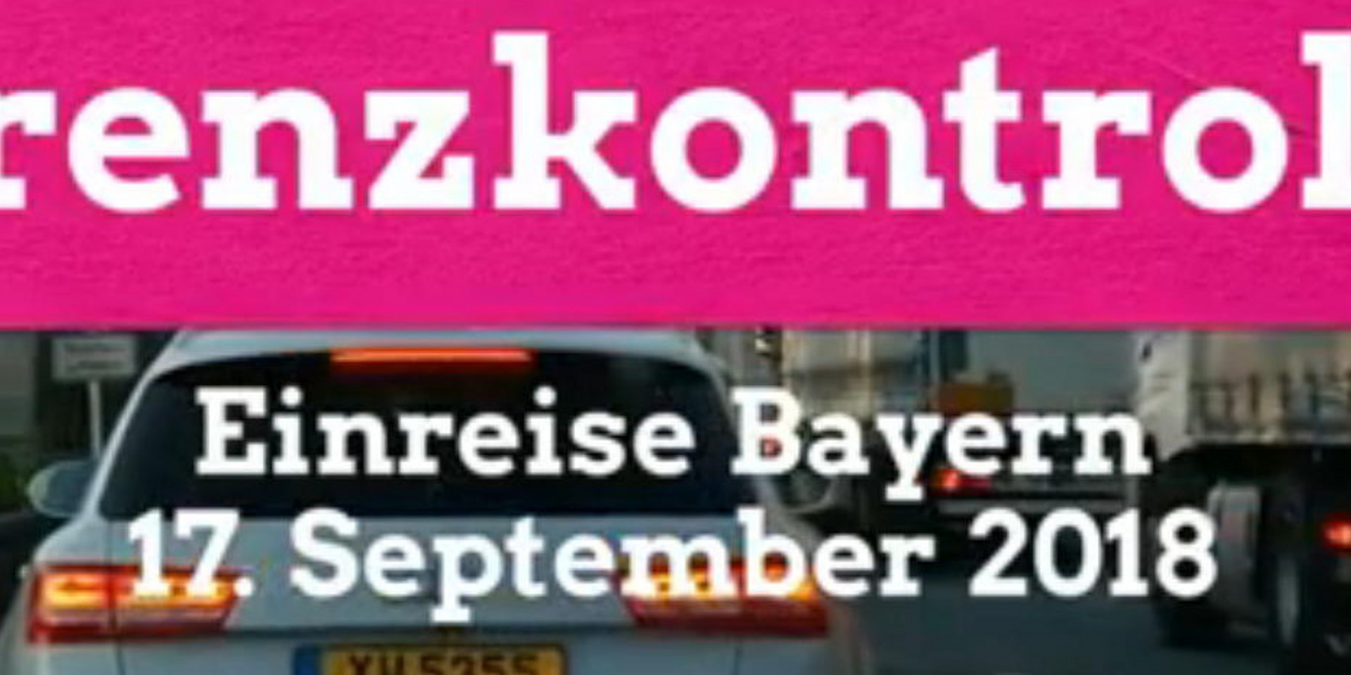 Grenzkontrolle: Interview mit Toni Schuberl, Kandidat für den Bayerischen Landtag, zum Unsinn der Kontrollen an der Deutsch-Österreichischen Grenze. 