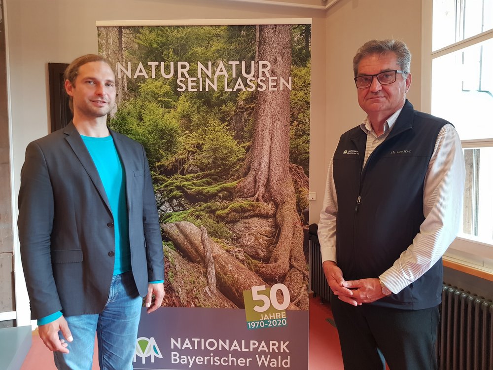 MdL Toni Schuberl und Nationalparkleiter Dr. Franz Leibl